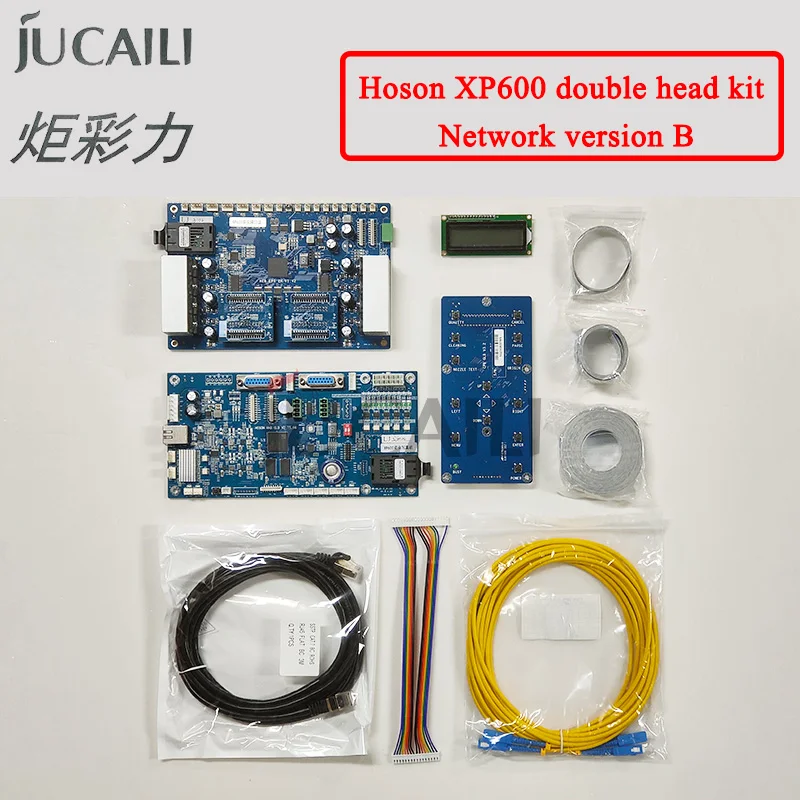 Jucaili Dubbele Hoofd Hoson Board Voor Epson Xp600/4720/I3200 Hoofd Board Kit Voor Eco Solvent/Water gebaseerd Printer Netwerk Versie