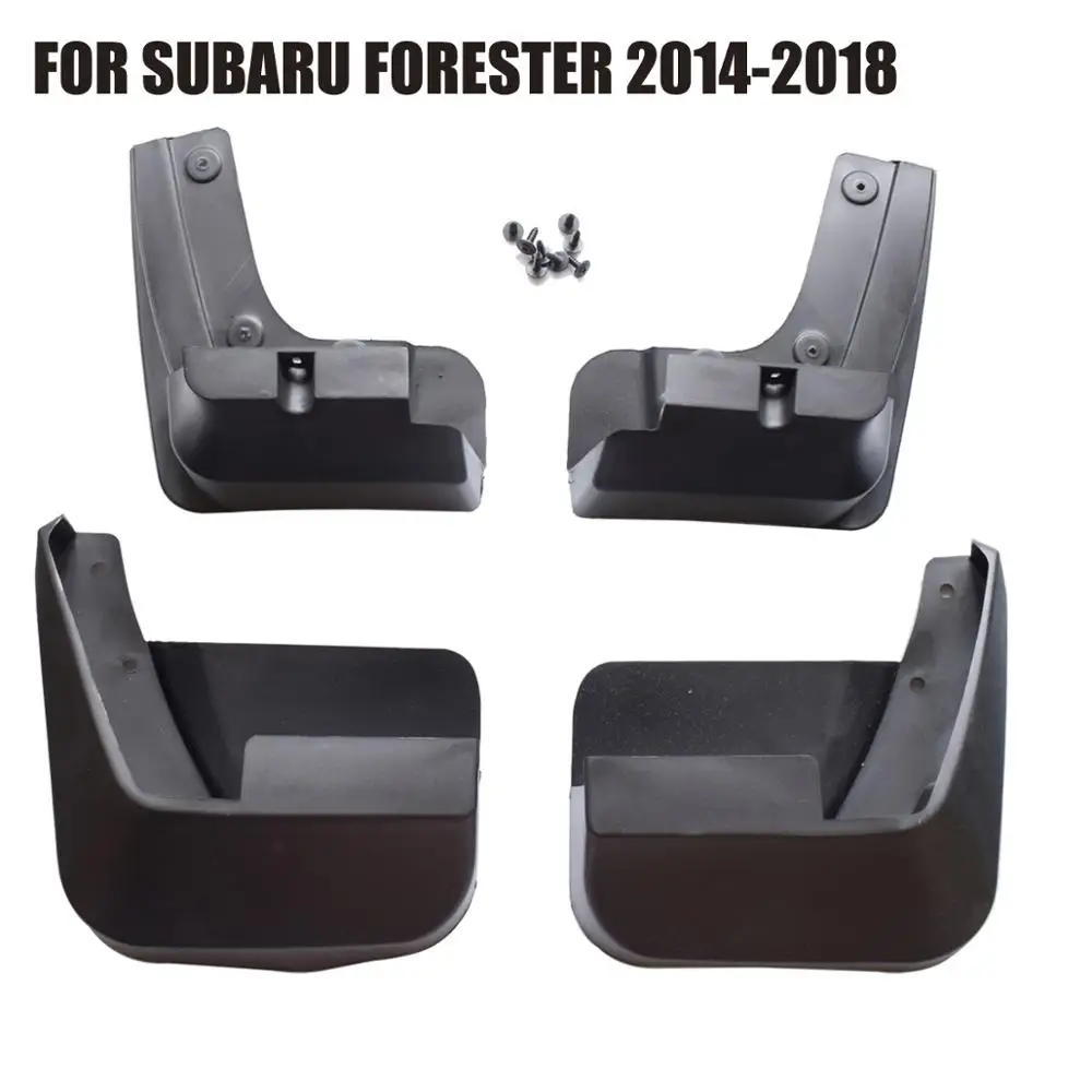 4pcs Car Fender Flares for Subaru Forester 2014-2018 Front Rear Splash Guards Mud Flaps Mudguards Mudflap  YC101052