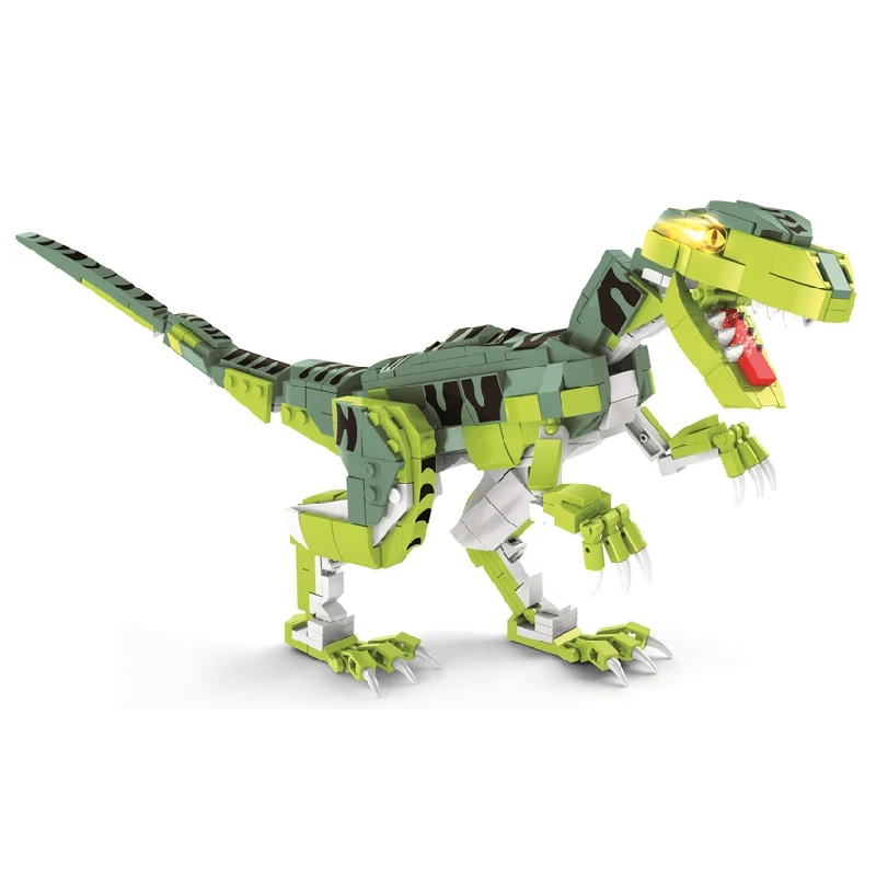 Woma Jurassic Dinosaur World Building Blocks Bricks Velociraptor Brontosaurus Pterosaur Triceratops Stegosaurus Assemble Toys