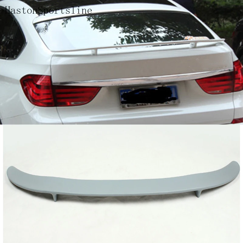 5 Serces GT Modified HM Style Fiberglass Primer Rear Luggage Compartment Spoiler Car Wing For BMW 5 Series Gran Turismo GT F07