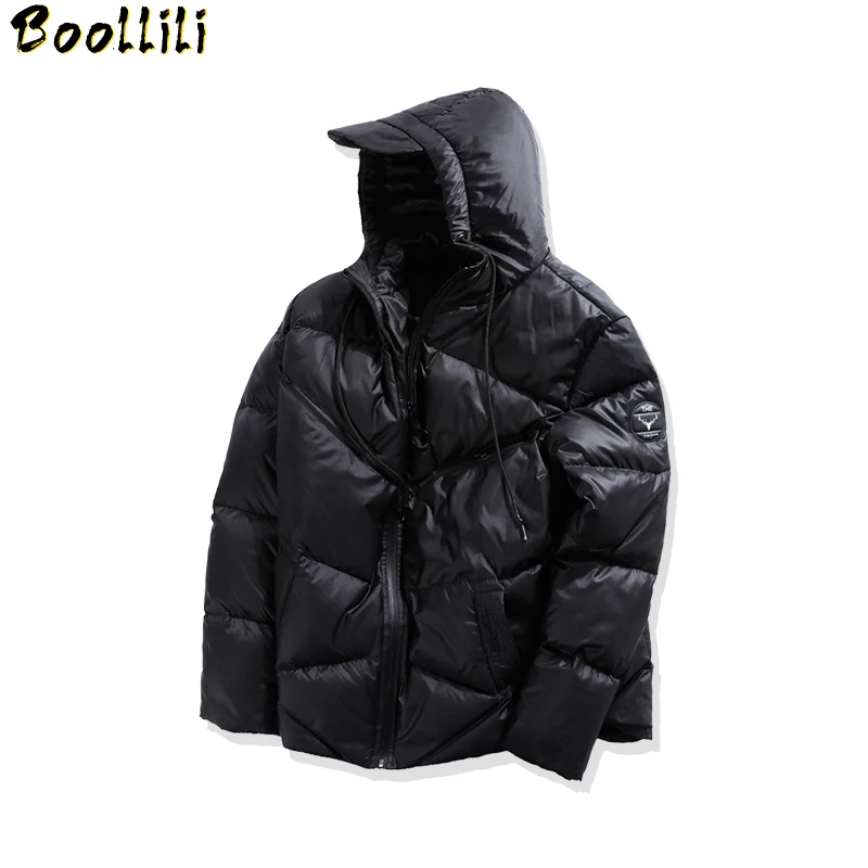 

Coat Boollili Winter Men 90% White Duck Down Jacket Korean Fashion Plus Size Puffer Jacket Men Warm Parka Casaco