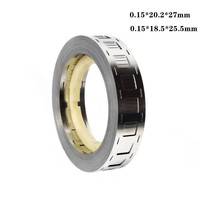 1KG Nickel-plated Steel Strip Lithium Ion-Lithium Battery 0.15x20.2x27mm / 0.15x18.5x25.5mm Used For 18650 Battery Spot Welder