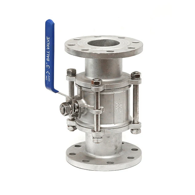 

3" Stainless steel 304 Manual Flange Ball Valve 1.6Mpa Flanged Valve