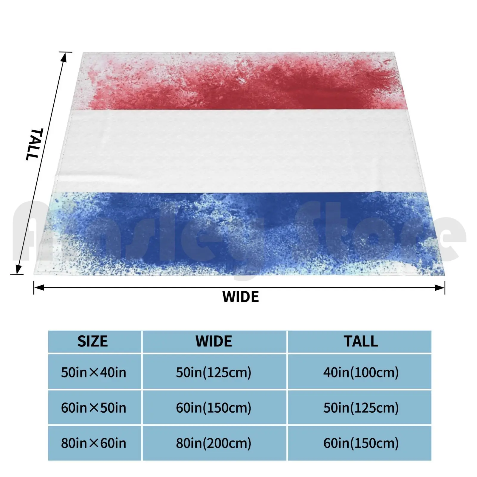 The Netherlands Flag Blanket Super Soft Warm Light Thin Flag Holland Dutch Anthem Netherlands Concept Nation Banner