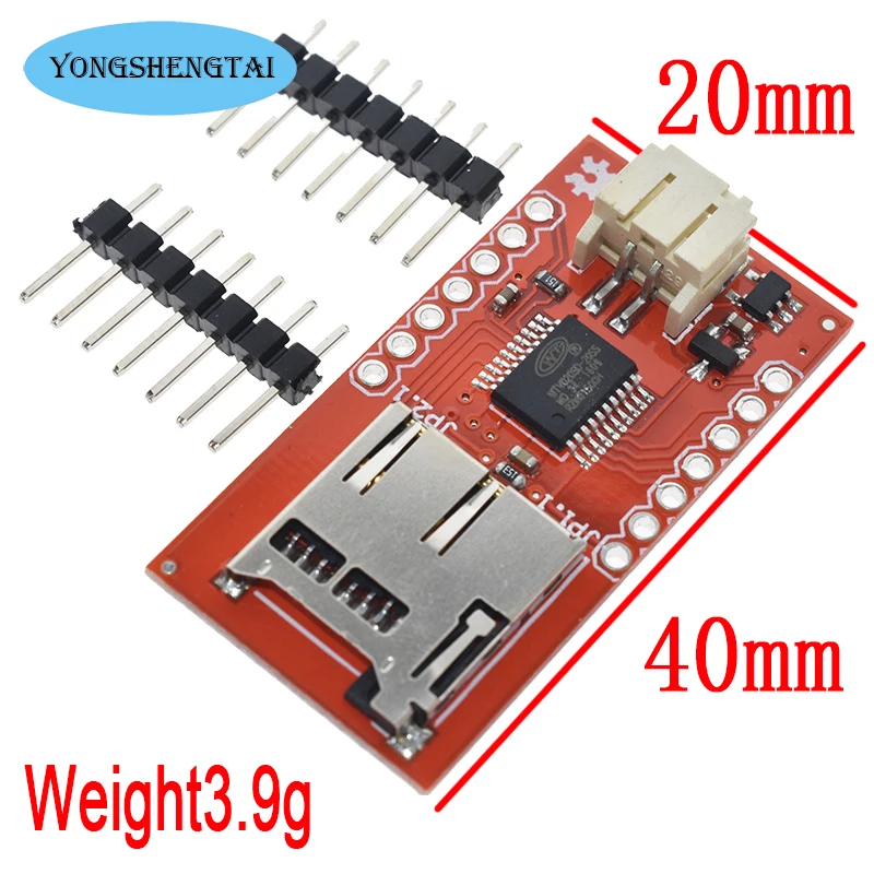 Módulo de Audio WTV020SD, tarjeta Micro SD, dispositivo de juego de sonido en Stock para Arduino