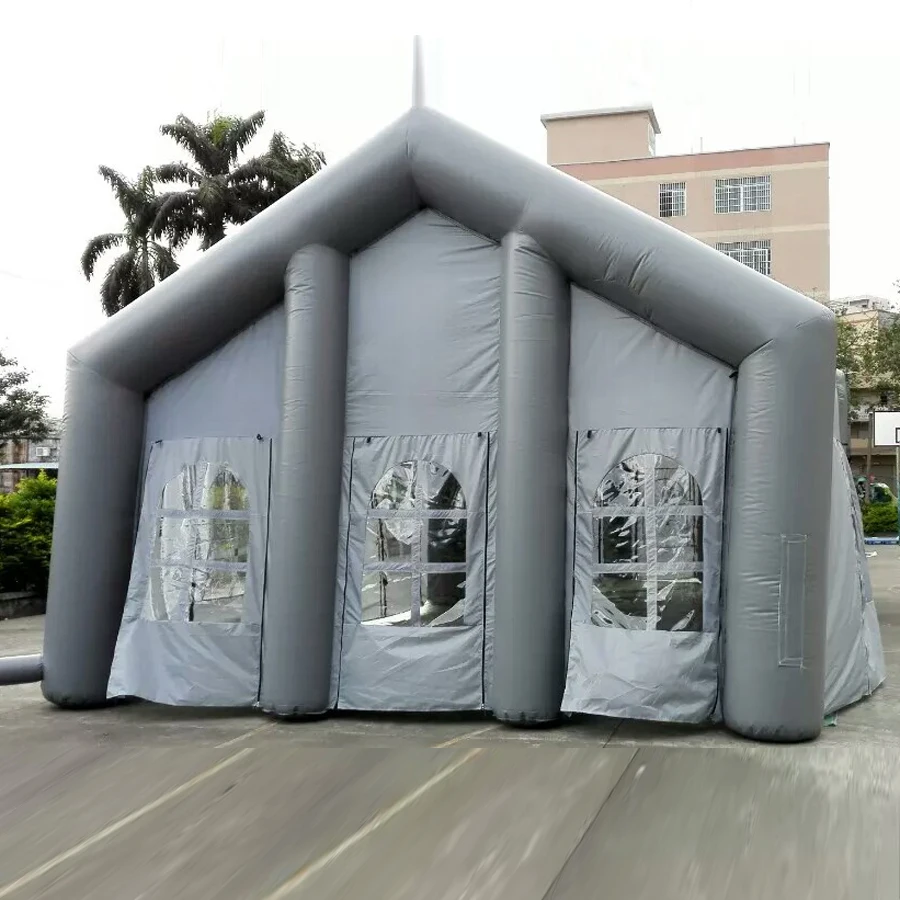 

Inflatable House Tent for Outdoor Use, Grey, Wholesale Price, 2022, 6m x 5m x 4m