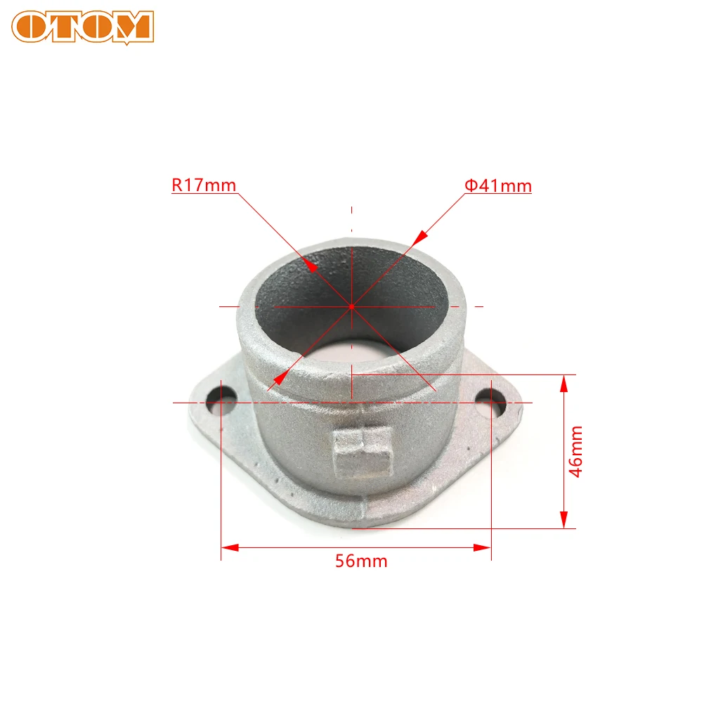 OTOM Motorcycle Carburetor Interface Adapter Intake Manifold For ZONGSHEN NC250 KAYO T6 K6 BSE J5 RX3 Xmotos ZS250GY-3 4 Valves