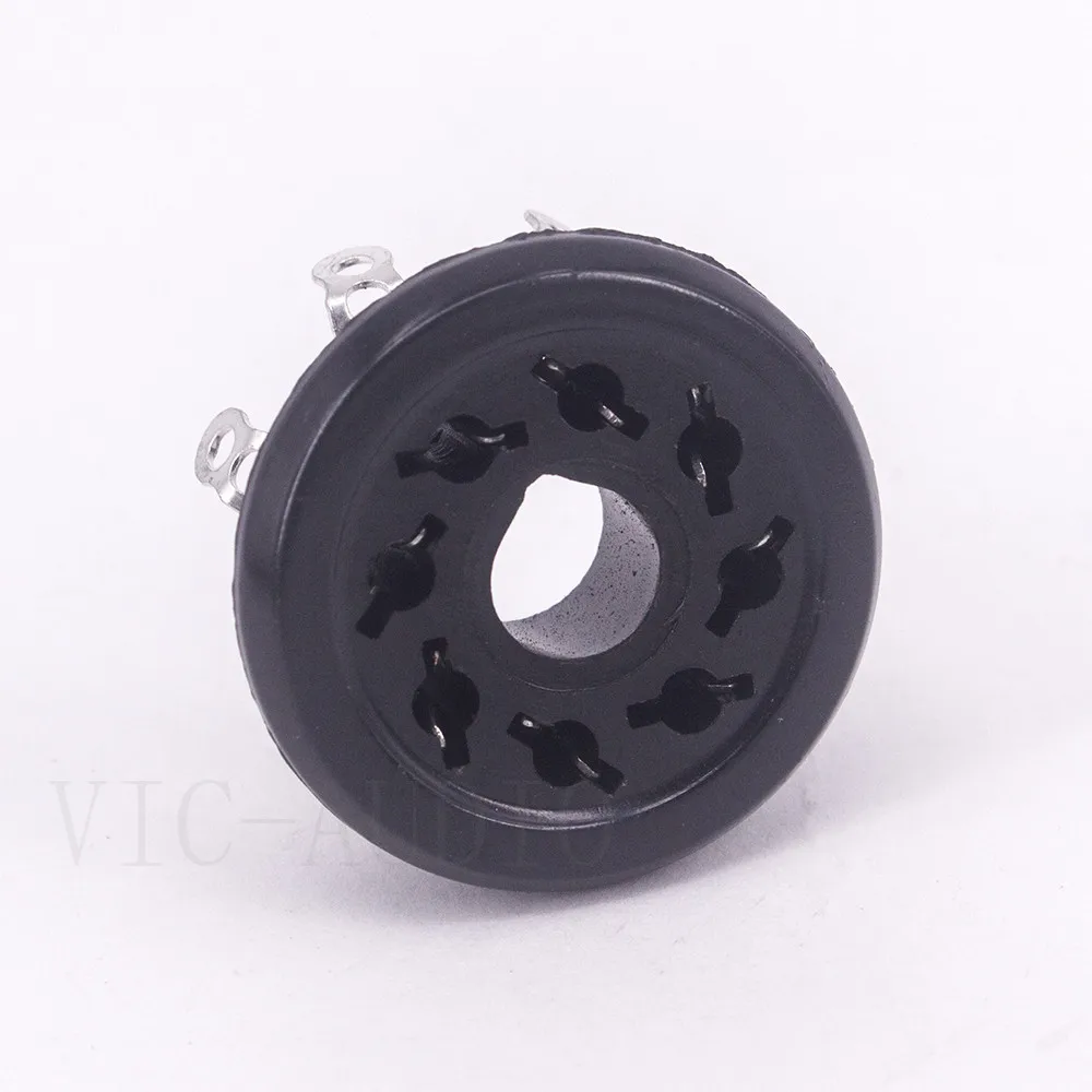 8 핀 베이클라이트 튜브 소켓 S8WPI 전자 튜브 소켓 KT66 KT88 6550 EL34 6SN7 6SL7 진공관 앰프 오디오 HIFI, 10PCS