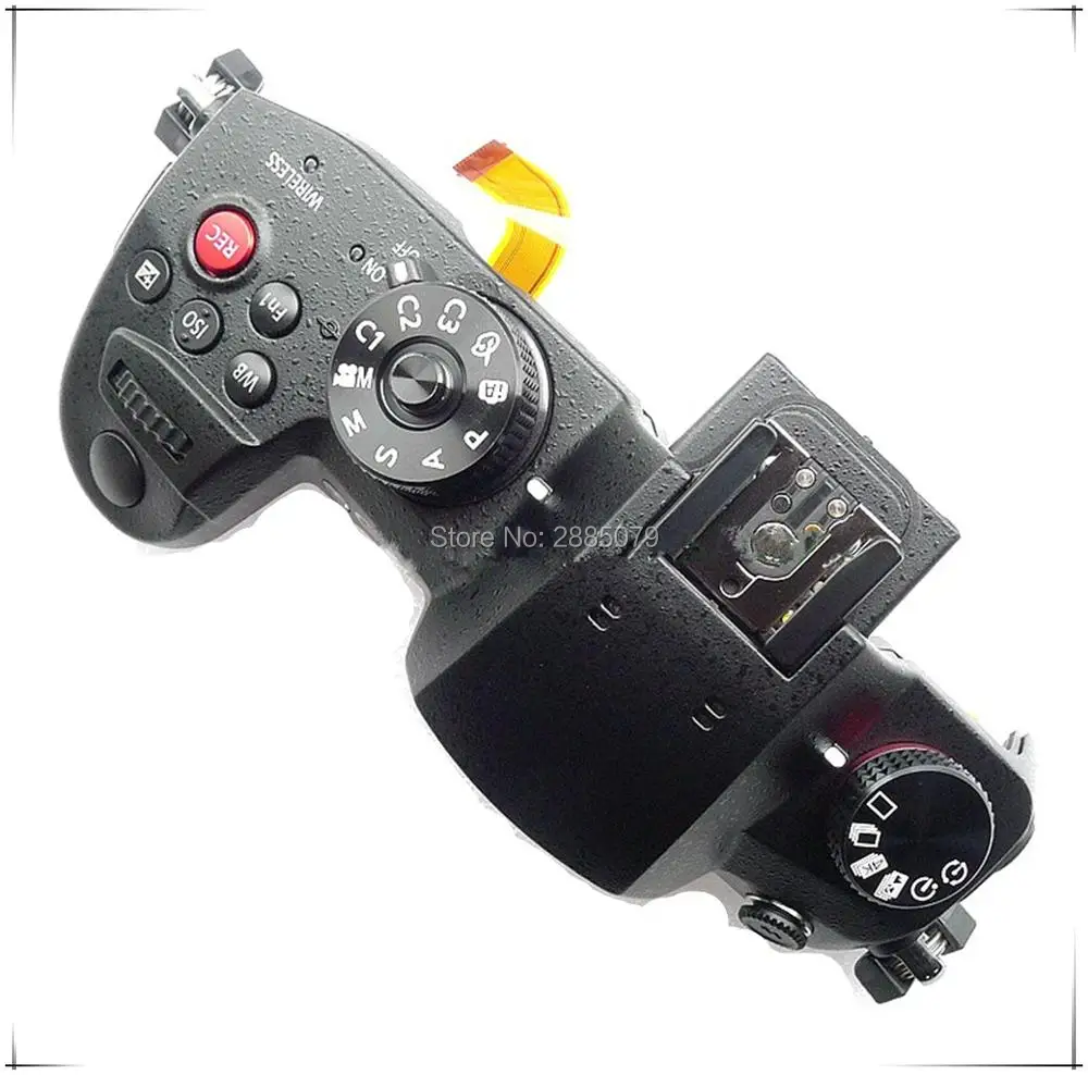 Repair Parts For Panasonic Lumix DC-GH5 Top Cover Shell Case Ass'y Mode Dial Shutter Button (Black)