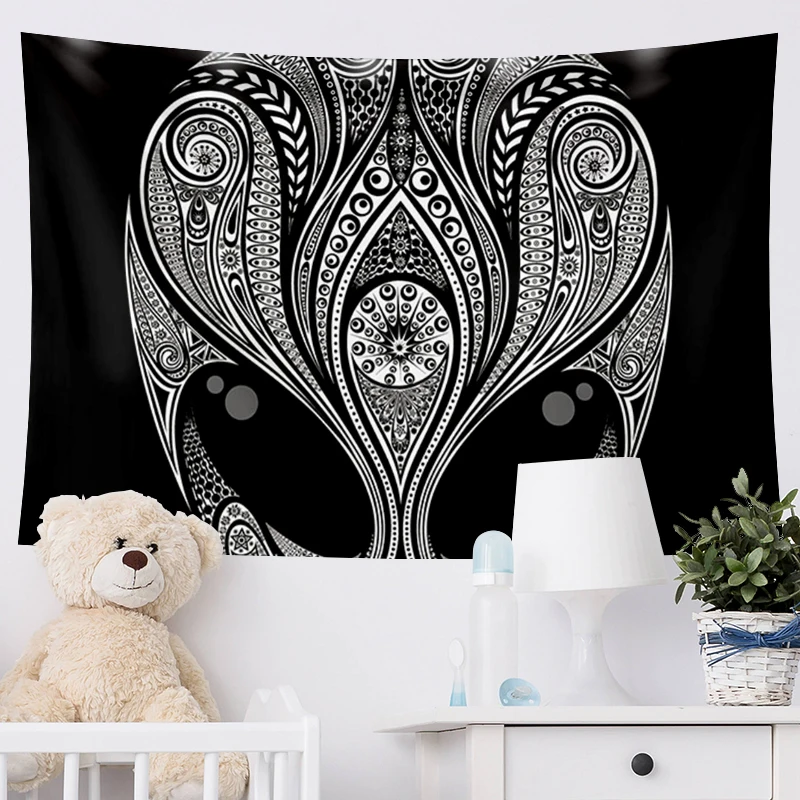 

Wall Tapestry Hippie Wall Hanging Witchcraft For Wall Macrame Tapestry Bohemian Carpet Bedroom Decoration Mandala Room Decor