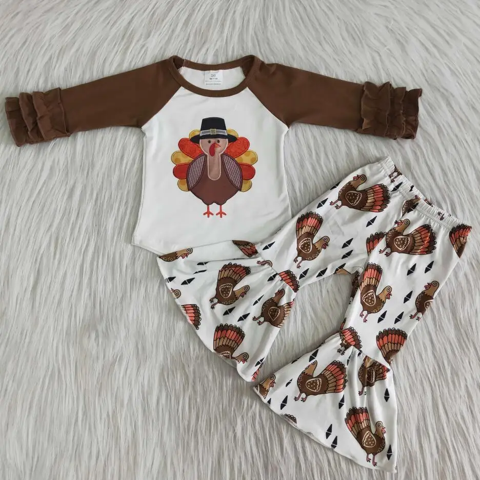 

Baby Girls Thanksgiving Outfit Clothes Kids Baby Girls T-shirt Tops Dress Leggings Pants Children Clothing Set Baby Clothing Set