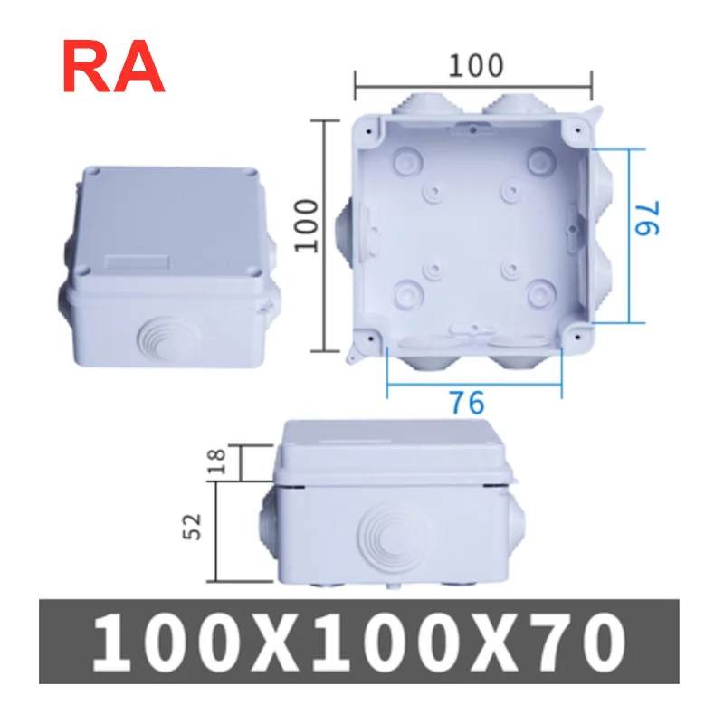 Variant: RA 100x100x70mm