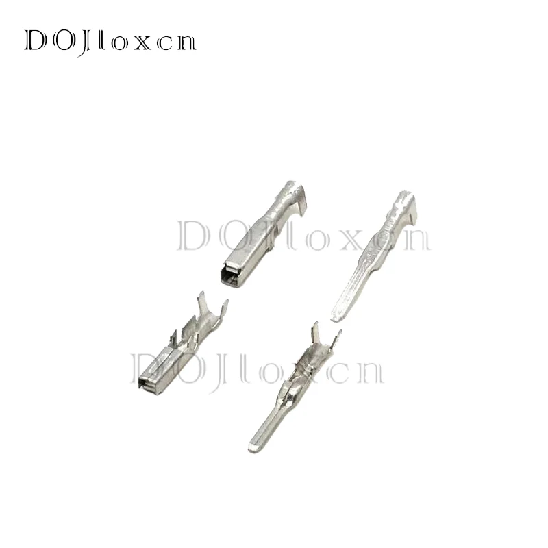 

DOJIOXCN 20-500 Pcs DJ612-2X0.6A Automobile Wiring Copper Terminal 2.0 Series Male Female Insert Pin DJ623-2×0.6A Insert Spring