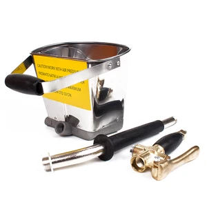 Mörserzementpistole mit Trichterkuppel, hoher Vakuumdruck, automatische Strahlpumpe, Beton -Stuckwandputzspray, 4 l, 5L 6 Hauptverkaufsschwimmmaschine Automatische Verputzwand - №1