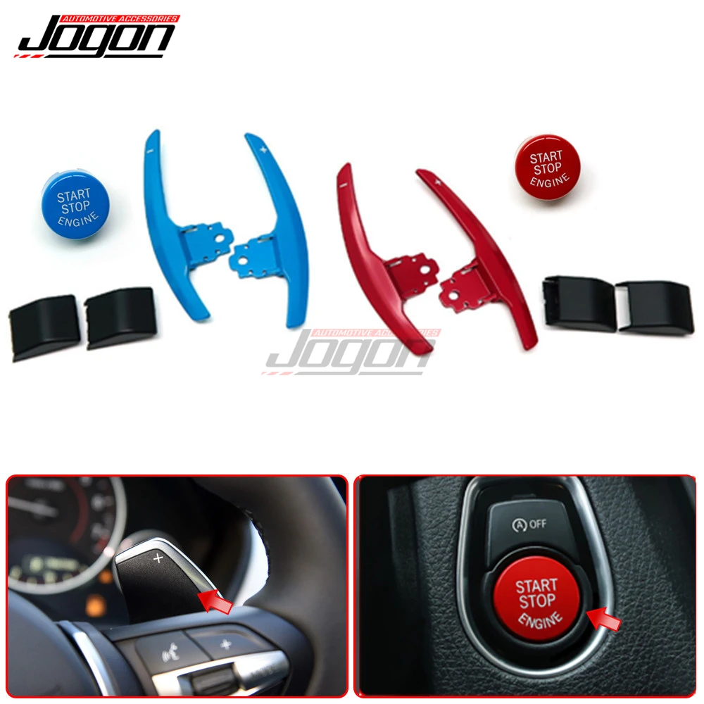 Steering Wheel Gear Paddle Extension Shifter Start Engine Switch Button For BMW F87 F80 F82 F83 F10 F12 F13 M2 M3 M4 M5 M6