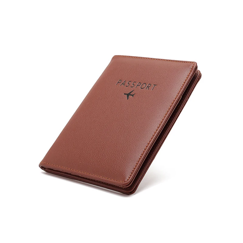 Good Quality Shielding Rfid NFC Passport Wallet Protect Credit Card Holders Multi-function Unisex Leather Travel Passport Covers