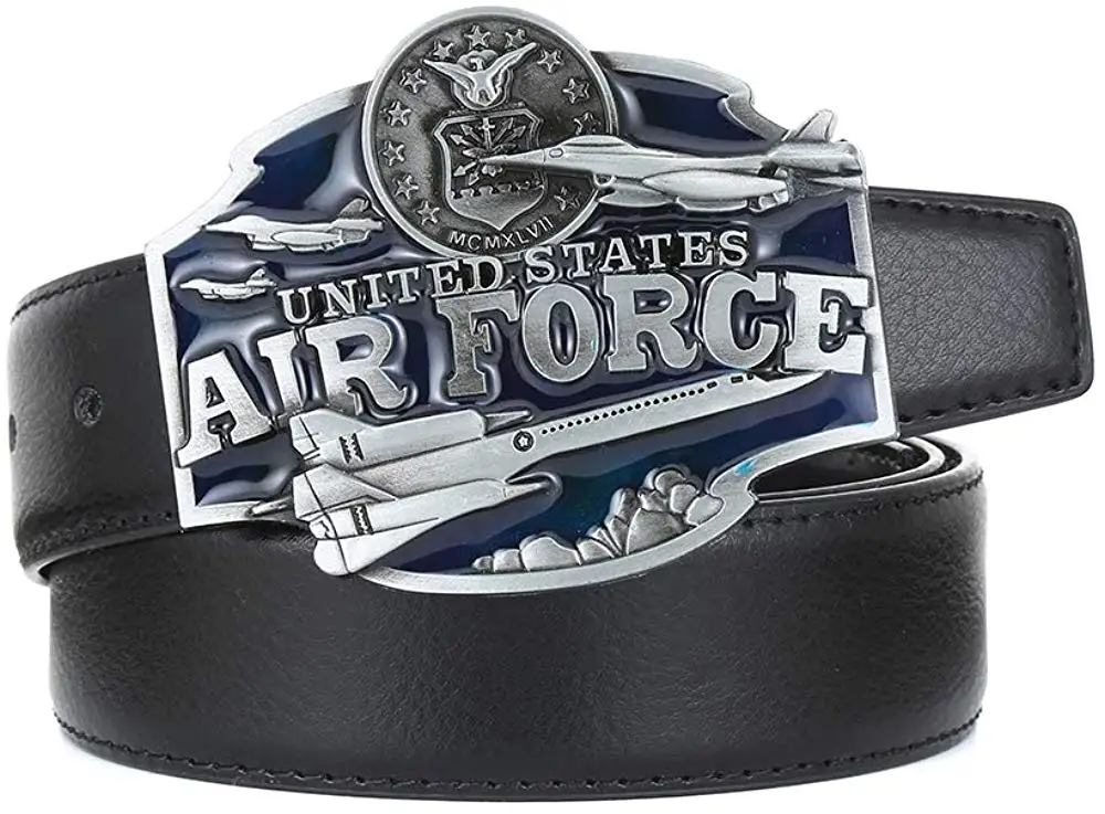 Air force belt unite states buckle for man western cowboy buckle without belt custom alloy width 4cm