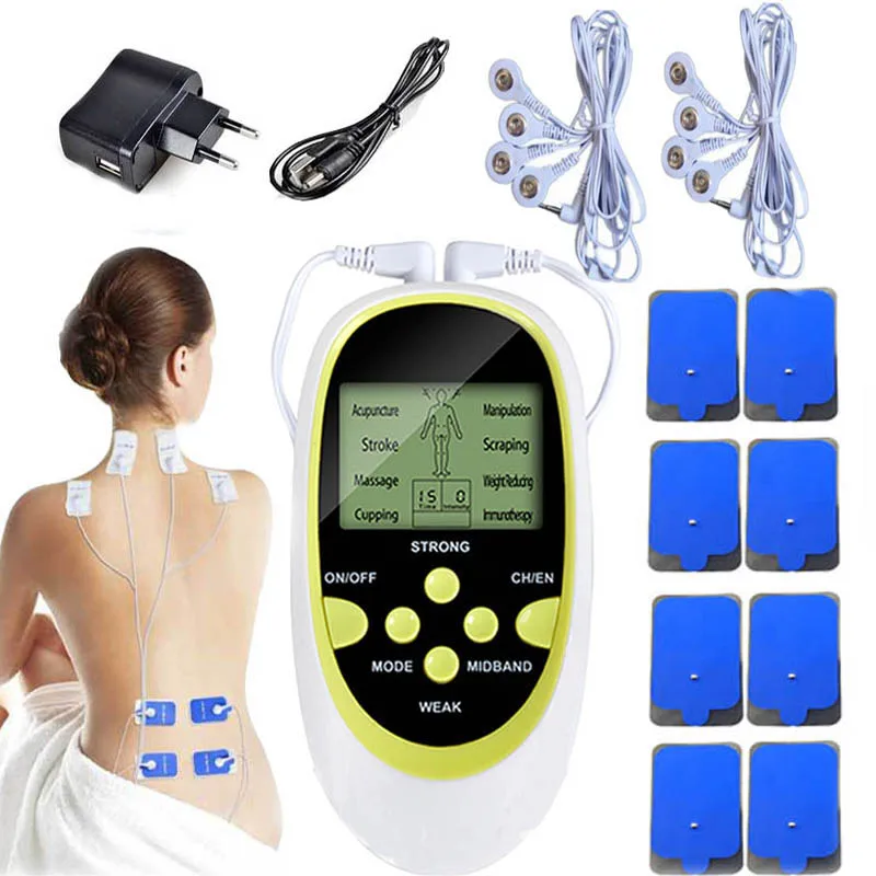 

Electric Neck Massager Back Stimulator Full Body Relax Muscle Therapy Massager Massage belt tens Acupuncture Electrostimulator