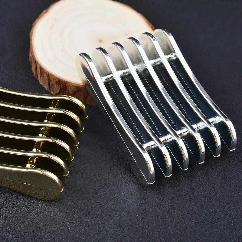 Porte-brosse à ongles en or et argent, 5 grilles, présentoir de Salon de beauté, rangement d'outils de manucure