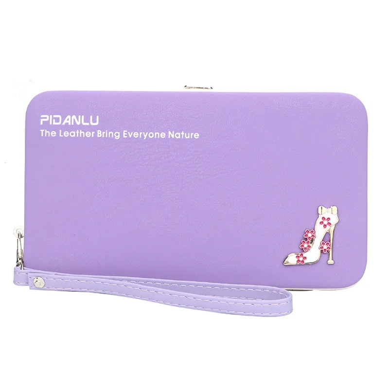 Portefeuille multifonctionnel pour femme, sac de téléphone portable, sac d'argent à talons hauts, porte-monnaie, sac à main pour femme, nouveau style