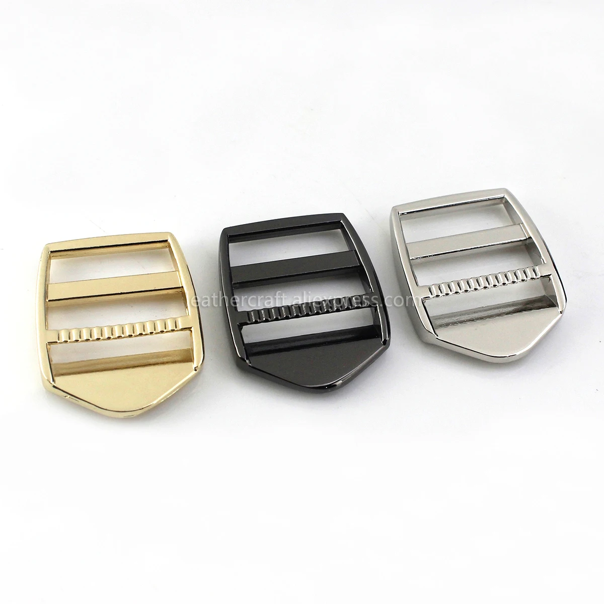 1pcs Metal 2 Bar Buckle for Webbing Backpack Bag Strape Belt Fabric Leather Craft Purse Pet Collar Clasp High Quality