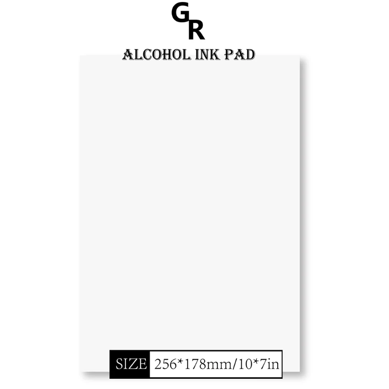 10 Pcs/Pack Smooth Alcohol Ink Pad Paper for Painting Drawing Artwork DIY Crafts