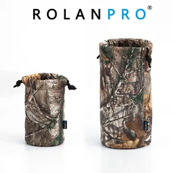 ROLANPRO lens bag storage bag liner bag For Canon Nikon Sony Sigma Tamron Olympus Fujifilm Lens