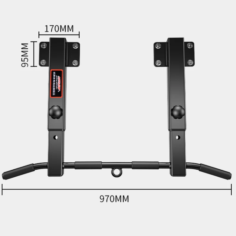 Joist Mounted Pull Up Bar with Neutral Grip Handles by MS Sports 400kg