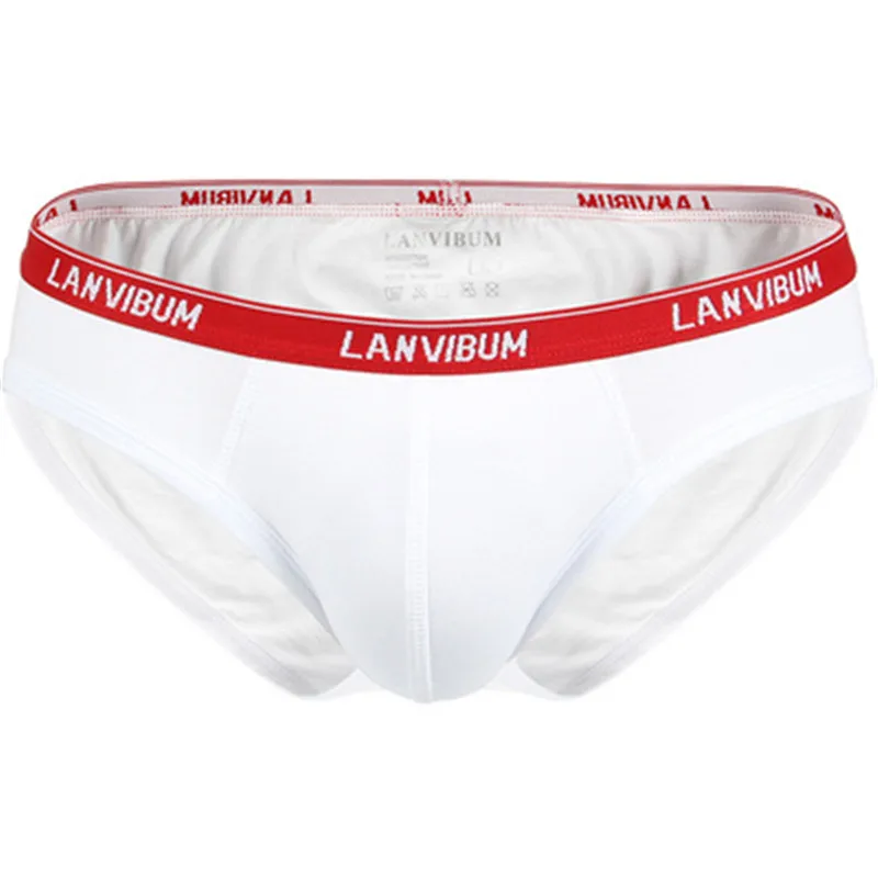 Lanvibum Brand Man Clothes Cotton New Fashion Calzoncillos Plus Size Hombre трусы мужские Men's Underwear Male Briefs LA621