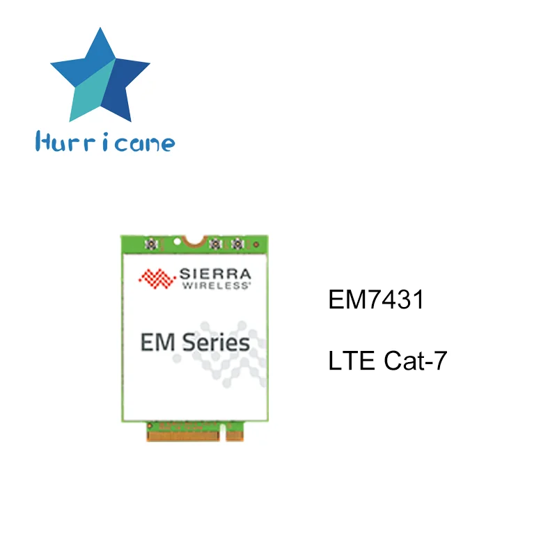 

EM7431 Sierra wireless LTE cat-7 module (300 Mbps DL) Cat-13 (150Mbps UL) M.2 for Japan Korea Market