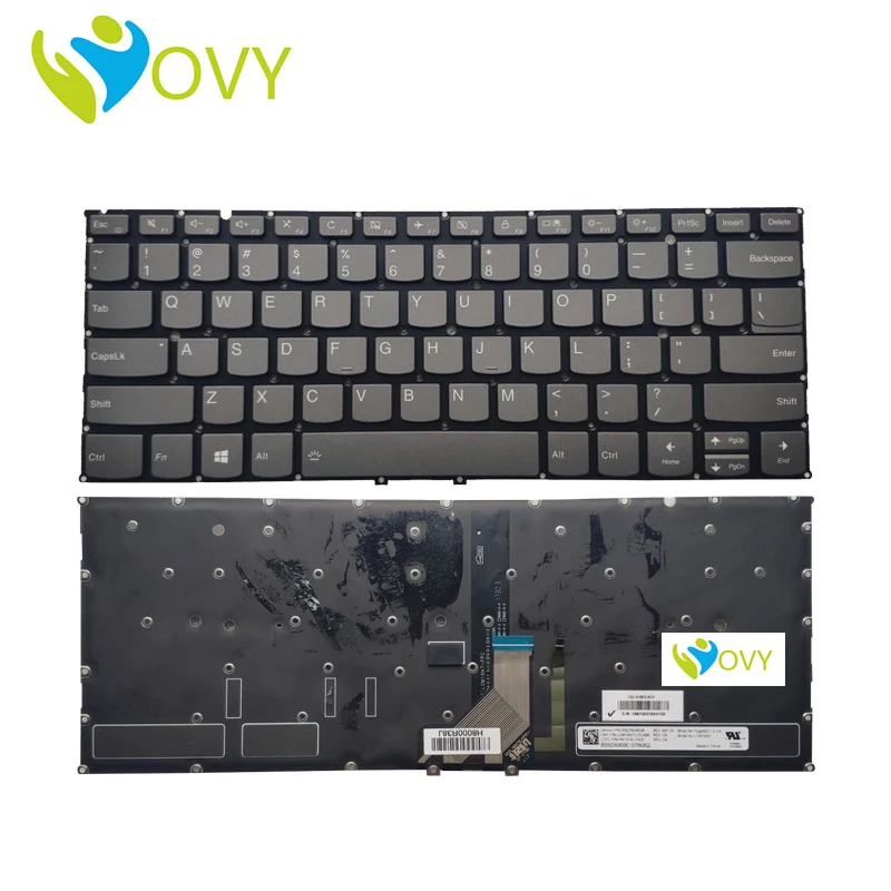 

Клавиатура с подсветкой для ноутбука Lenovo Yoga 920-13ISK 13IKB 920-13 шлейф с английской подсветкой 5CB0Q09594 SN20N04582 SN20L24331