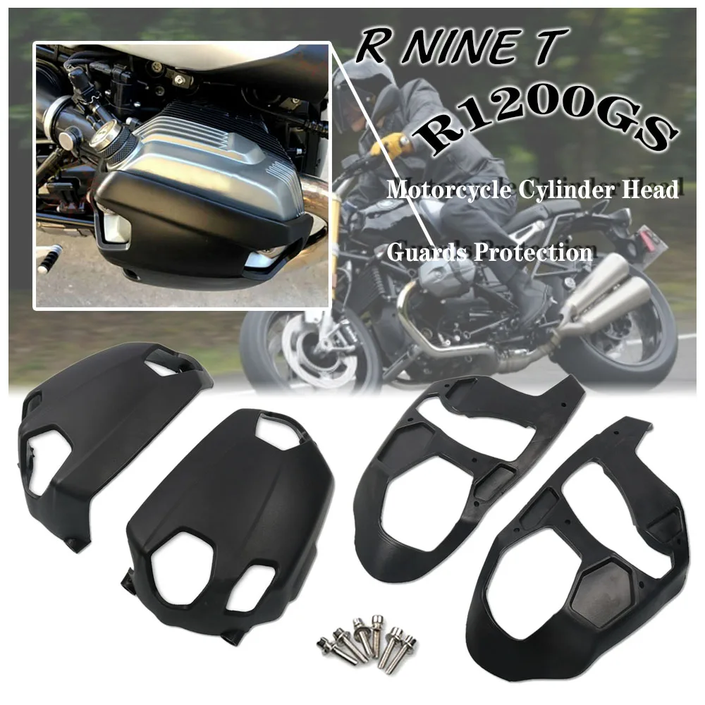 Motorcycle Cylinder Head Engine Guard Protector Cover Fit For R NIENT NINE T R9T Scrambler Pure Racer 2014-2020 R1200GS 10-12