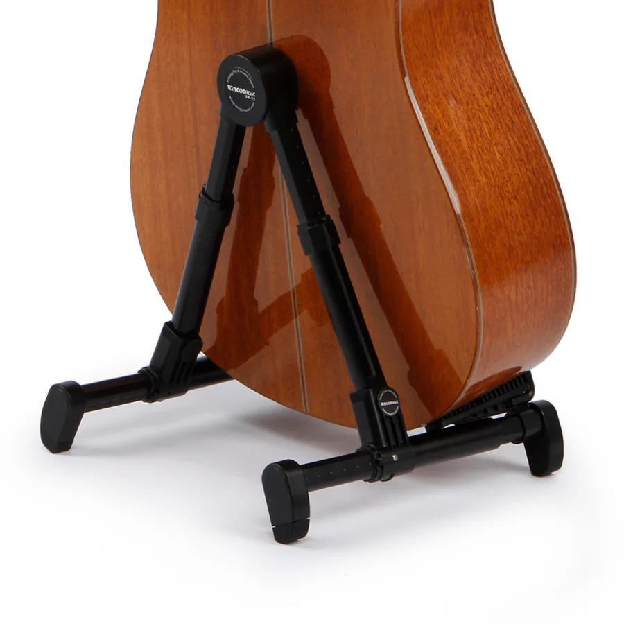 Guitar Stand for Acoustic/Electric/Classical Guitars Mandolin -Folding, Portable & Lightweight- Fits Gibson/Fender/Taylor/Yamaha