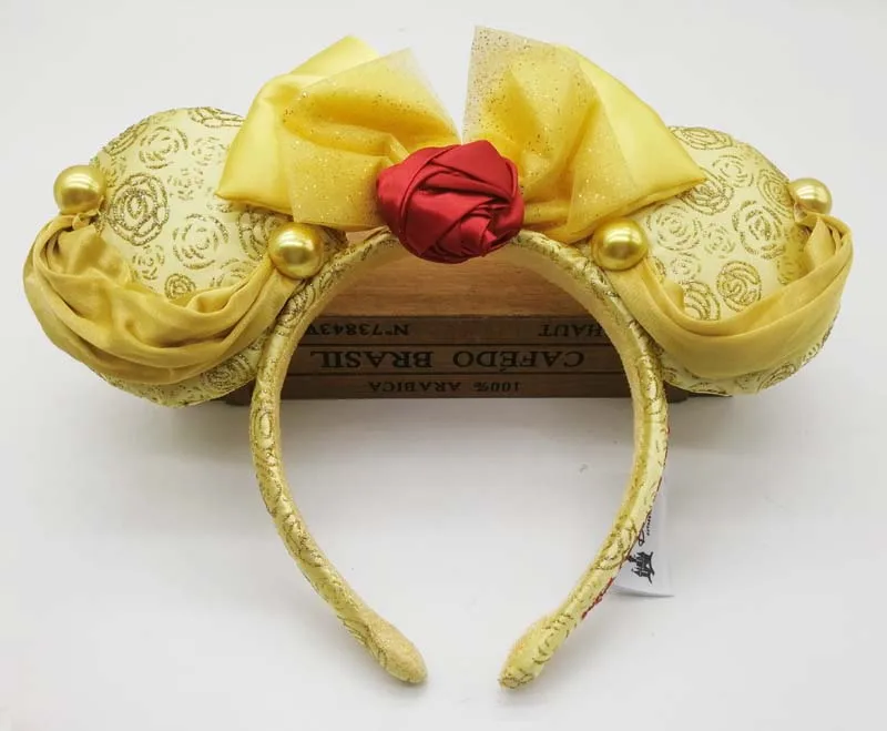 

NEW Minnie Ear Headband Belle princess beauty and the beast