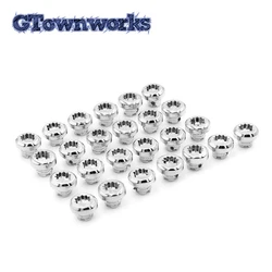 100pcs 12.1mmx7.1mm Universal Wheel Rivets Nuts For Rim Cap Lip Screw Bolt Tires Car Decoration Refits Auto Exterior Accessories