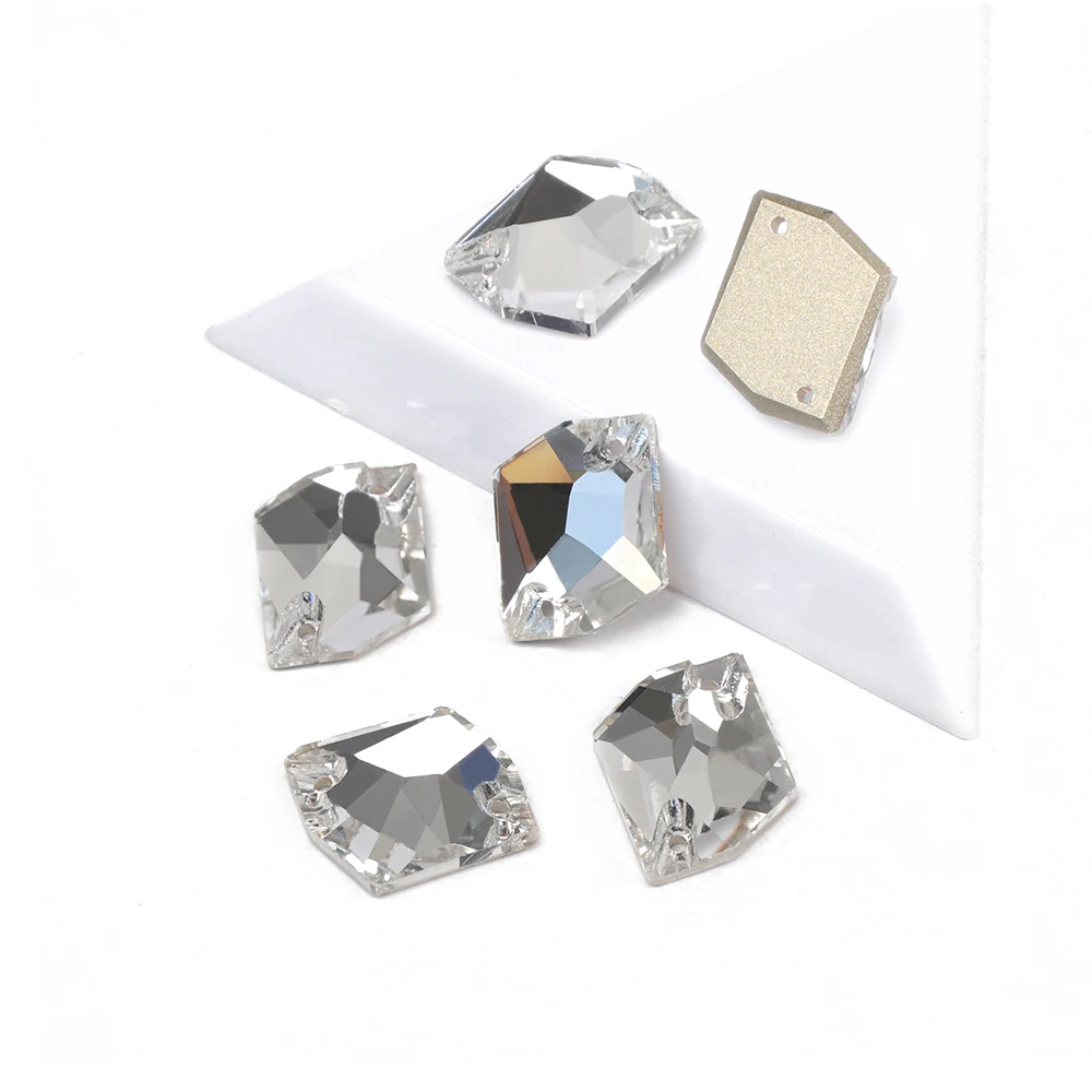 YANRUO 3265 Cosmic All Color Strasssteine aus Glas, zum Aufnähen, mit dicker Rückseite, Strass für Kleider und Kleidung. – Detail 7