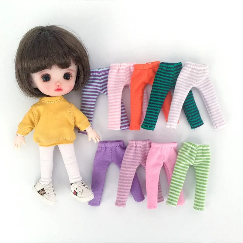 New OB11 Slim Elastic High Waist Legging Doll Socks High Waist Stockings Accessories For OB11 Doll, Gsc, Molly, Dod doll Body