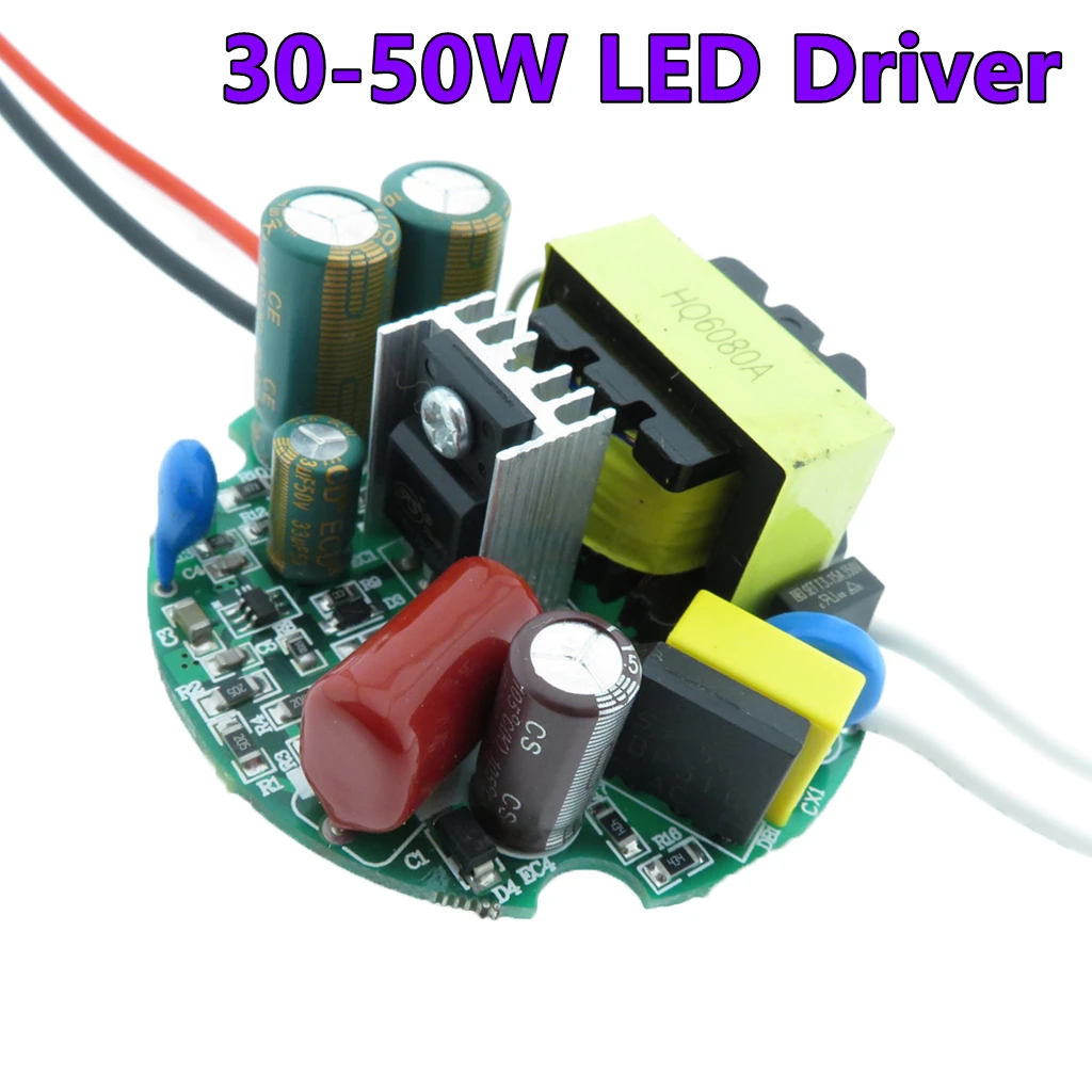 Corn Lamp 10W 15W 24W 30W 42W 50W 60W 70W 80W Round  LED Driver Adapter 300mA 500mA 700mA 900mA 1.2A 1.5A 1.8A 2.4A Power Supply