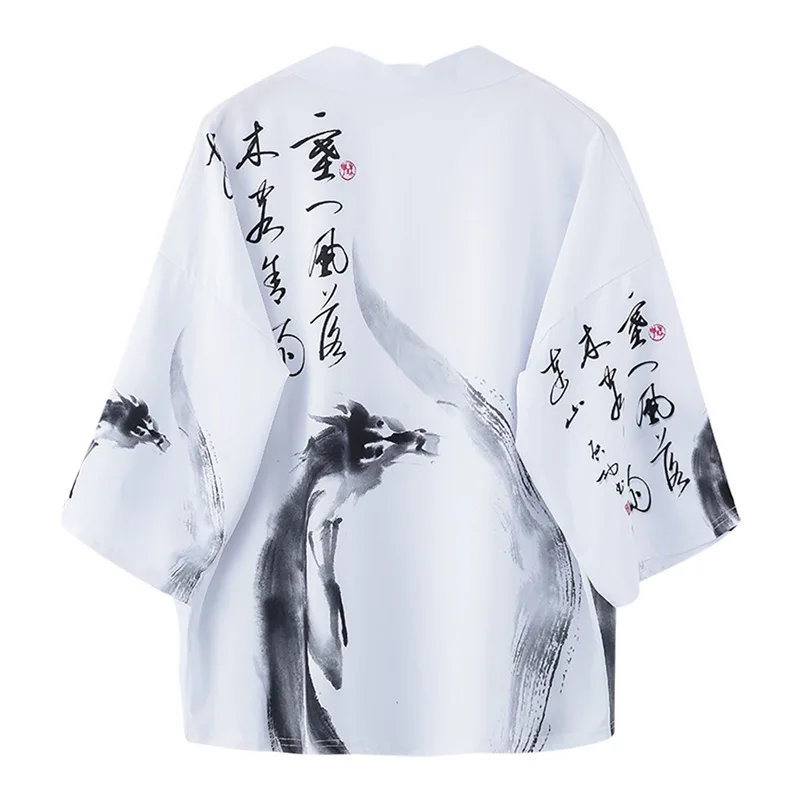 Traditional Style Kimono Japanese Vintage Samurai Clothing кимоно японский стиль Male Female High-quality Daily Street Lounge