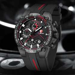 CHEETAH Men Watch Top Brand Casual Business Wristwatch Fashion Luxury Silicone Strap Sports Waterproof Clock Relogio Masculino