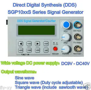 2Mhz Panel DDS Function Signal Generator Module Sine/Triangle/Square Wave +Sweep