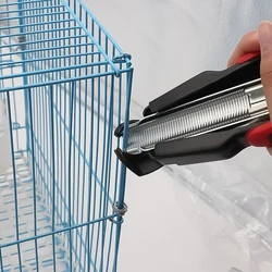 Animal Cage Accessories Hog Ring Installation Wire Cage Clamp and C Type Nails Chicken Pig Bird Pet Cage Installation Equipment