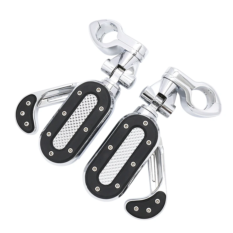 32MM Motorcycle Engine Guard Footrest Highway Footpegs Foot Pegs Mount Kit for Harley Davidson Street Sportster Dyna Softail