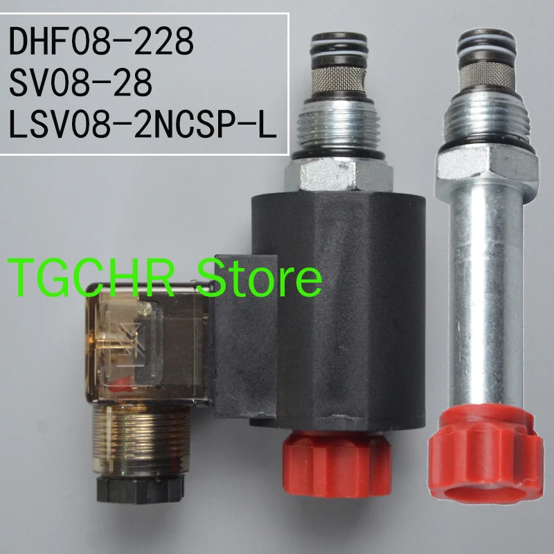 Two-position Two-way DHF08-228 Two-way Cut-off Return Type Electromagnetic Hydraulic Cartridge Directional Valve SV08-28 2NCSP