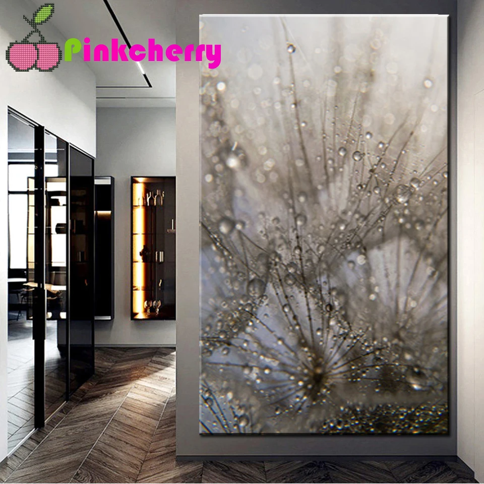 5D DIY Diamond Painting Dandelion seeds Cross Stitch Kit Full Drill Embroidery Mosaic Handmade Art Gift Home Decoration k280