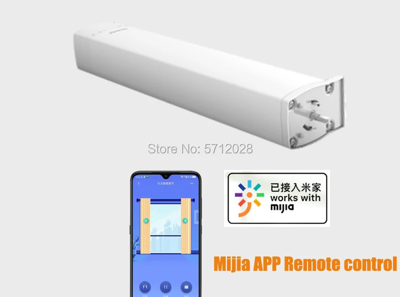 Original DC Dooya M1 Curtain Motor, Xiaomi App, Siri Remote Control, DC2700 for Smart Home Automatic, 100V-240V, Support