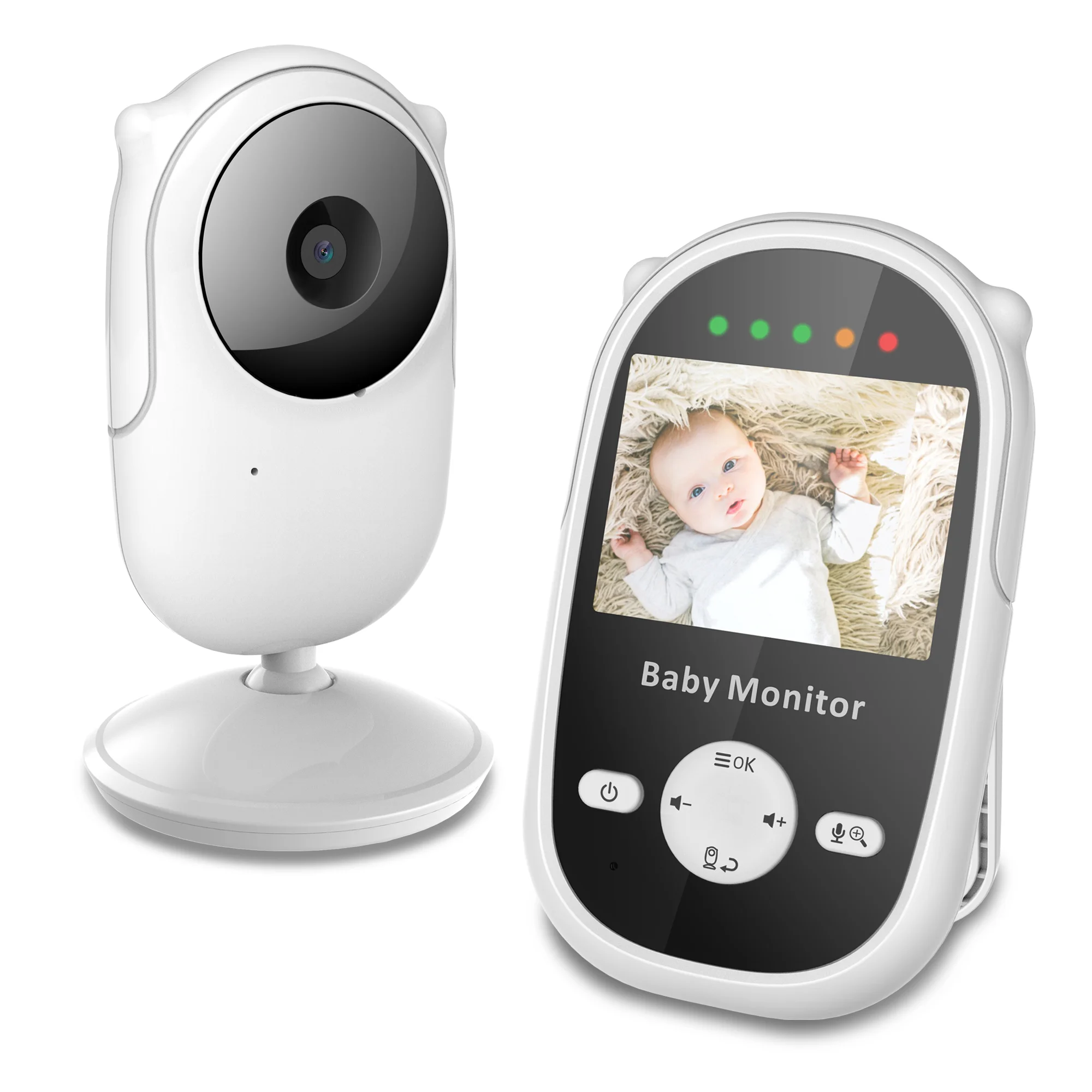 

2.4Inch Wireless Intercom Baby Monitor IR Night Vision Babysitter Home Security Camera