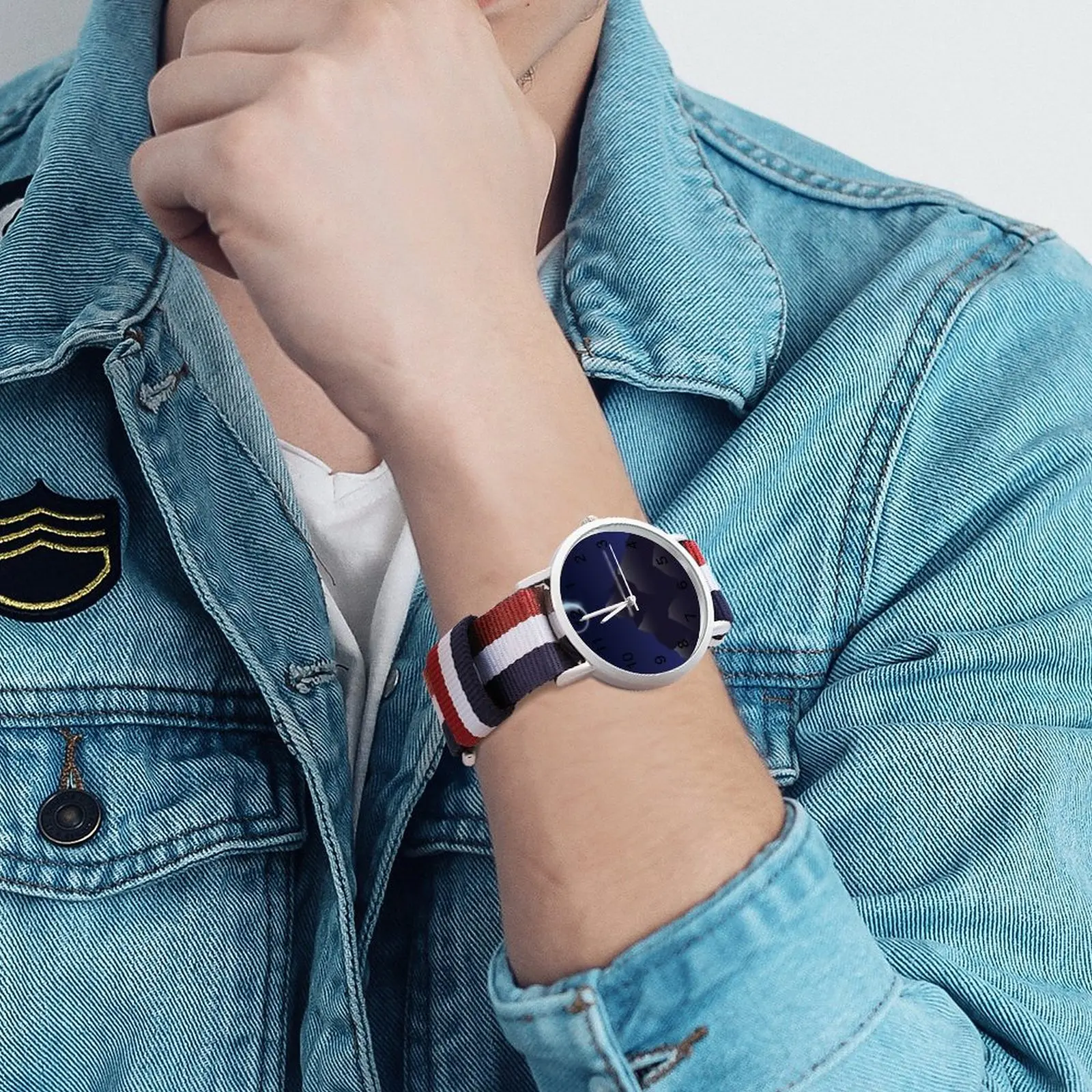 Montre-bracelet à Quartz solaire pour homme, Design sportif, à la mode