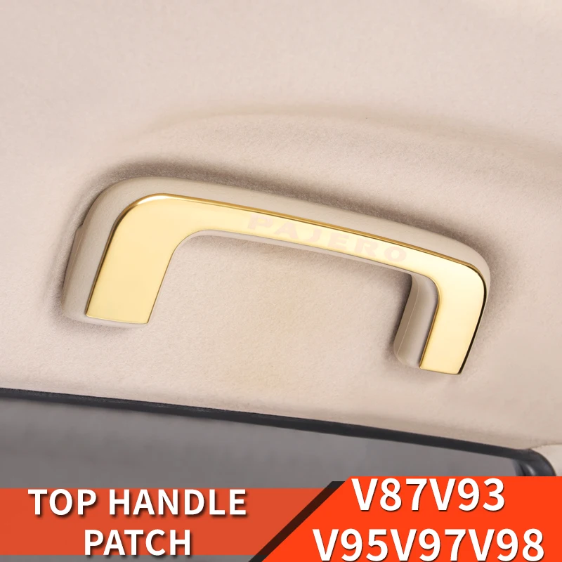 For Mitsubishi Pajero accessories v87v93v95v97v98 Roof handle Covers Pajero io Full Pinin Montero Modification Decoration