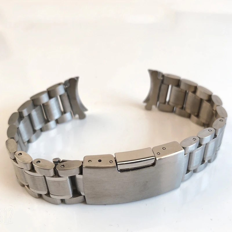 

16mm 18mm 22mm 20mm Solid Curved Stainless Steel Watch Band Women Men Wristwatch Bracelet Strap Watchband Watch Strap Metal